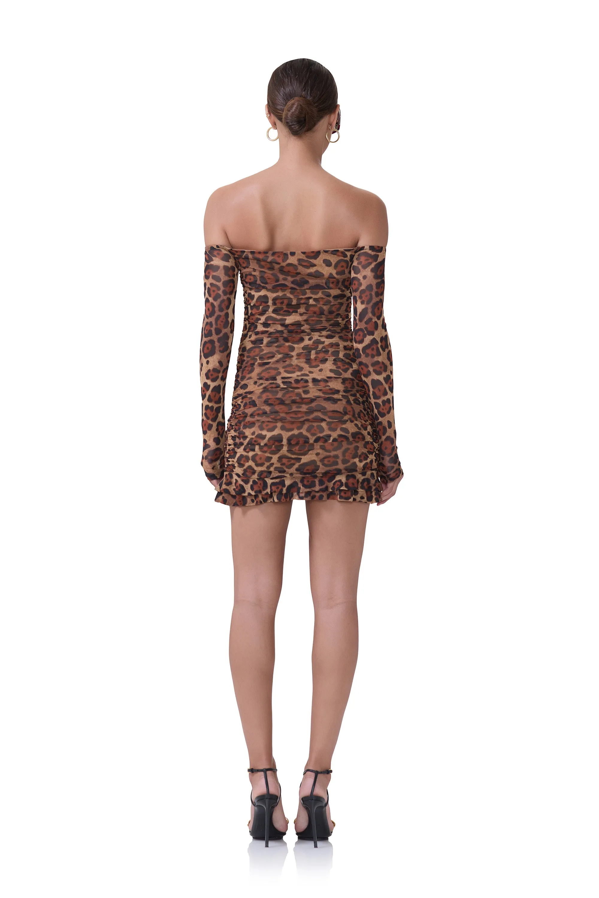 Adrian Dress - Cocoa Leopard