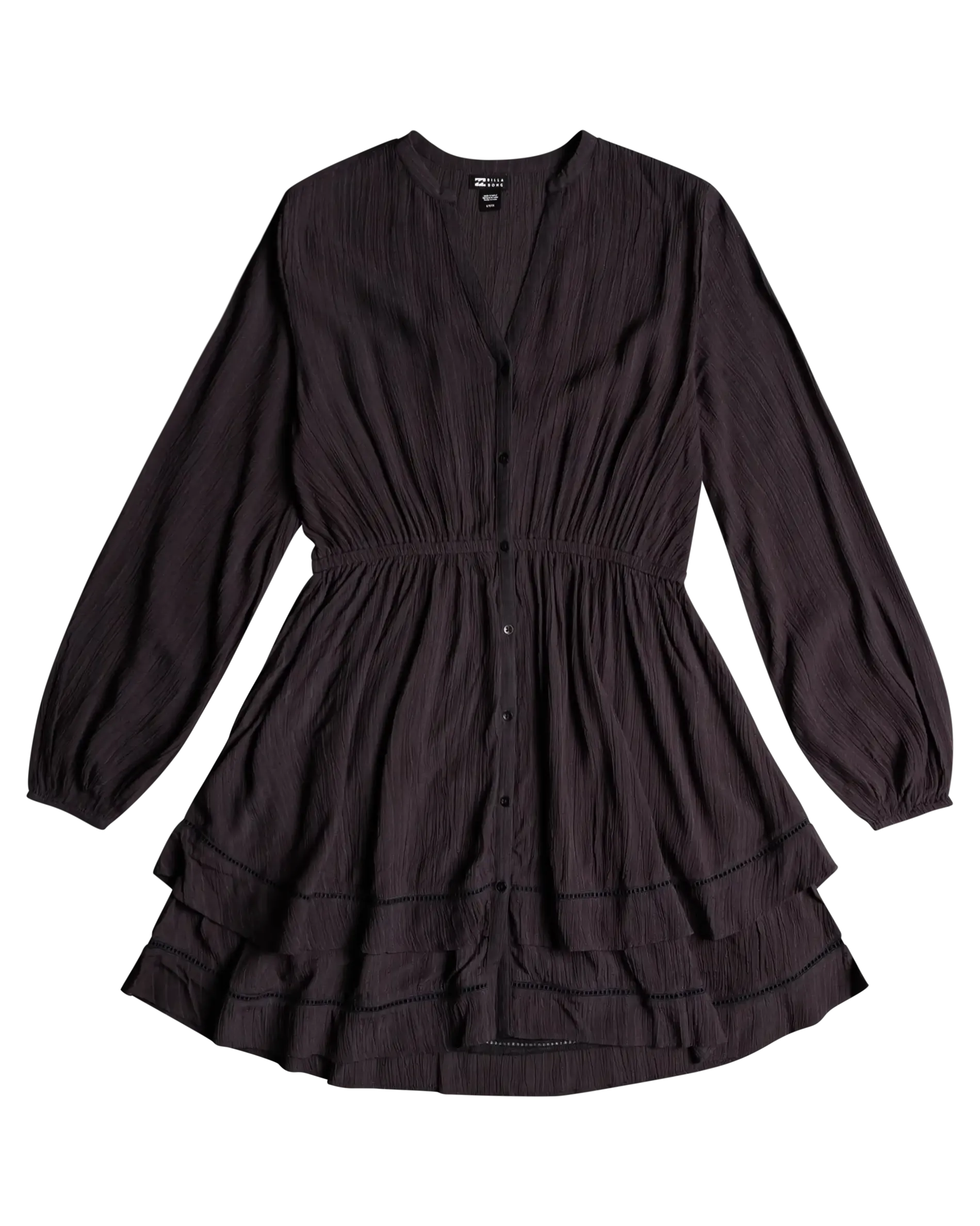 Black Bird Dress in Off Black