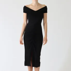 Black Stephen Midi Dress
