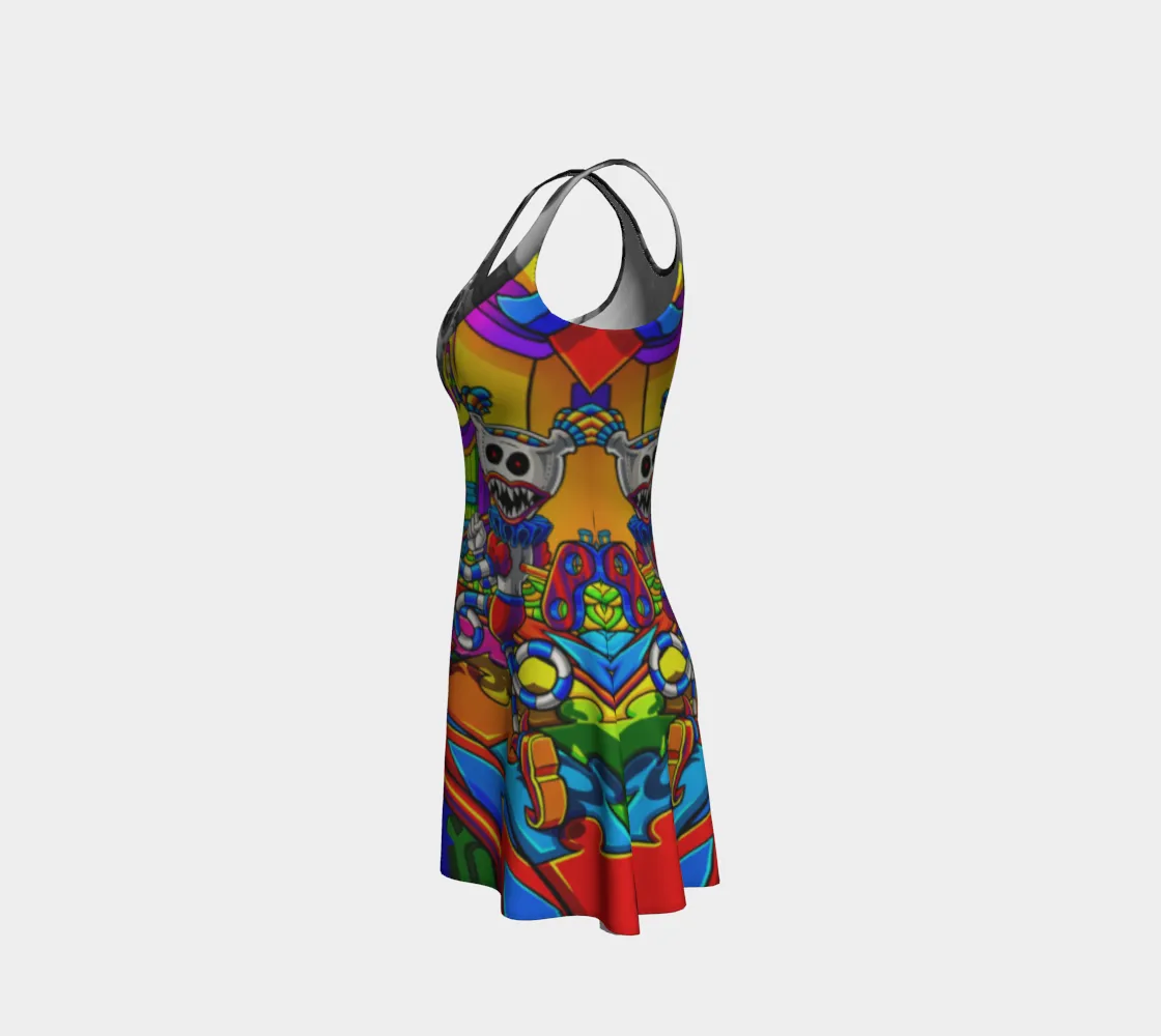 EMPTY | FLARE DRESS | SALVIADROID