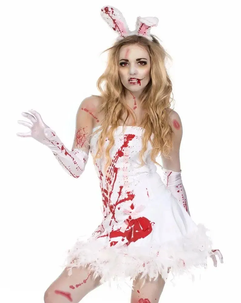 Slayboy Bunny Womens Plus Size Sexy Halloween Costume