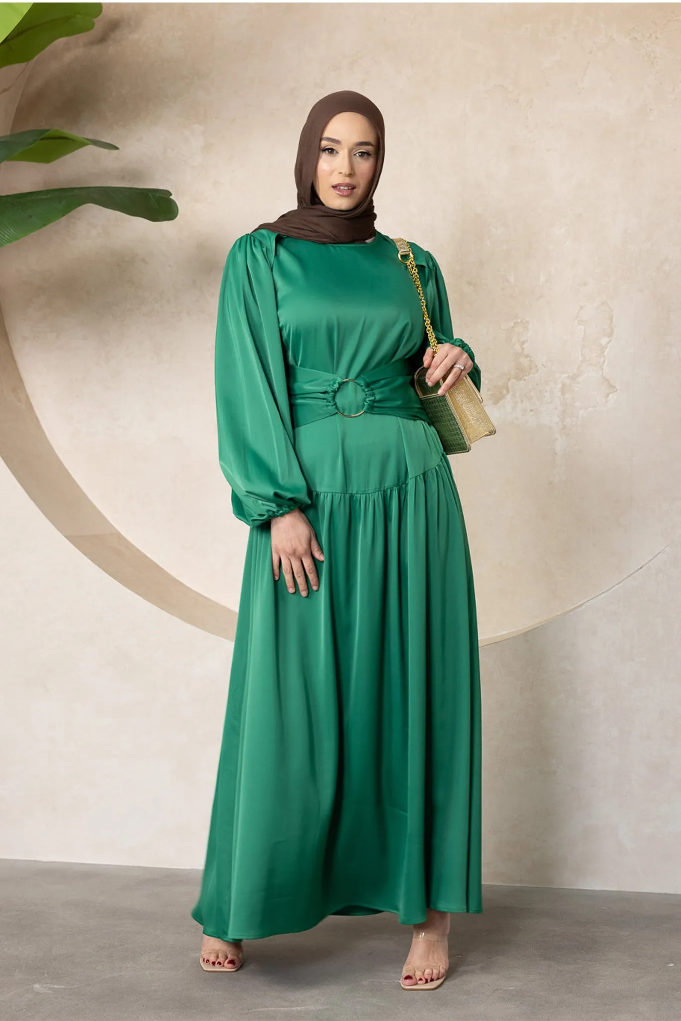 The Crescent Opal Detailed Dress