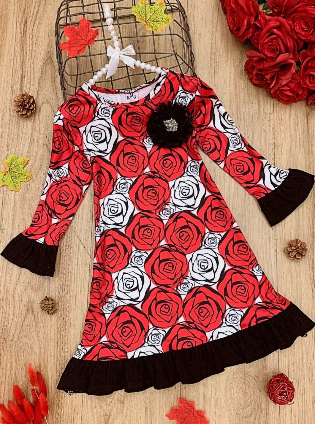 Where The Rose Grows A-Line Dress